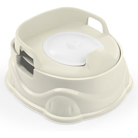 Resim Dolu Nuve 3 in 1 Lazımlık Adaptör- Basamak - Bej - Bej / Standart 