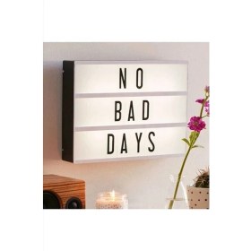 Resim A6 LED Message Light Box 96 Karakter Dekoratif LED Işıklı Mesaj Panosu, Sinematik Mesaj Panosu, Masaüstü ve Duvara Montaj 