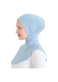 Resim Modish Group Kadın Boyunluklu Hijab Tesettür Pratik Spor Bone - Sarı Mavi 