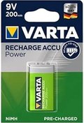 Resim Varta Power Accu Ready 2 Use 9V Pil - E 200Mah 1 Adet 