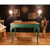 Resim Wooding 100 cm Çekmeceli Masif Çalışma Masası 