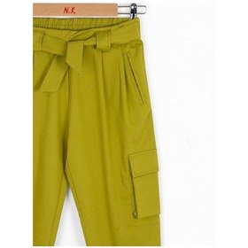 Resim Nk Kids Kız Çocuk Yüksek Bel Pantolon-13996-yeşil Yeşil 