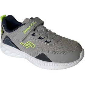 Resim JUMP 28110 Gri Lacivert Sarı Yürüyüş Koşu Ayakkabı Gri 