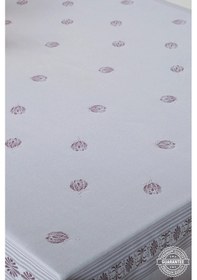 Resim Nilüfer Lüx Jakar Kumaş Mor Masa Örtüsü Dikdörtgen 160x320 Cm - 1091 Çok Renkli 