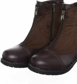 Resim K222-3 Kahve Özel Seri Büyük Numara Kadın Botları 