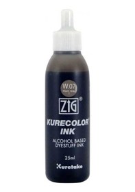 Resim Zig Kurecolor Refill Ink Mürekkep 25ml W07 Warm Gray 7 