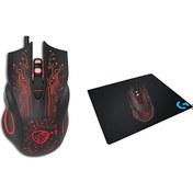 Resim Hytech Hy-X8 Eagle Siyah Gaming Oyuncu Mouse + Logitech Gaming Mouse Pad Set 
