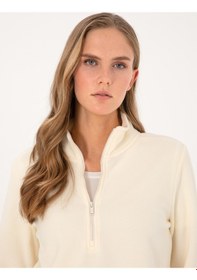 Resim Pierre Cardin Kadın Ekru Sweatshirt 50316333-vr019 Ekru 