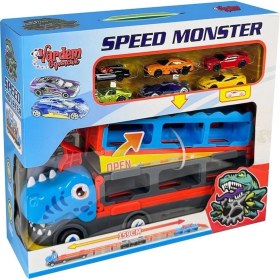 Resim GD001 Parkurlu Araba Fırlatan Dinazor 