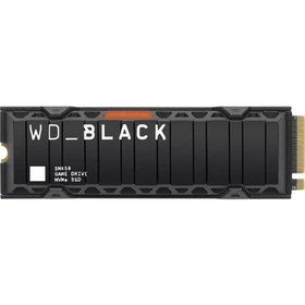 Resim WD Black SN850 1 TB WDS100T1XHE 7000/5300 MB/s M.2 2280 Soğutucu PS5 RGB Gaming NVMe SSD WD