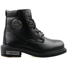 Resim Harley Davidson 025g100128 Jim Black Yağlı Deri Kadın Günlük Bot 025g100128-jım-black-yaglı-derı Siyah 025g100128-jım-black-yaglı-derı Siyah 