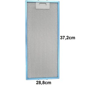 Resim Beko Bhca 66641 Bfbhs Ankastre Davlumbaz Aspiratör Alüminyum Yağ Süzgeç Tel Kaset Filtre 28,8X37,2 