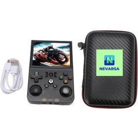 Resim Corsair R36PRO Retro Video Oyun Konsolu Linux Sistemi 3.5 Inç IPS Ekran 64 GB Taşınabilir El Konsolu 