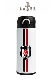 Resim Beşiktaş ÖZEL SERİ LİSANSLI ÇELİK TERMOS KİLLİTLİ KAPAK 500ML YENİ SEZON 