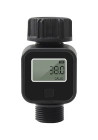 Resim Yaozixa 3/4" Ipx5 Su Akış Ölçer, Zamanlı/7 Günlük/canlı/toplam Su Tüketimi, Bahçe Çim Çiçek Havuz İçin Sayısal Gösterge, Tualet Ve Hortum Bağlantısı 