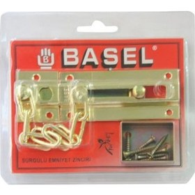 Resim Beşel Sürgülü Emniyet Zinciri Sarı Renk 