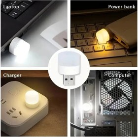 Resim Taşınabilir Mini USB LED Beyaz Işık Tasarruflu USB Kitap Okuma,masa,gece Lambası Lambası 1 Adet 