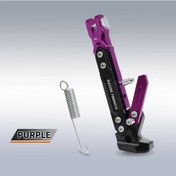 Resim Dashanshop Mor Bisiklet Off-road Cnc Alüminyum Purple Ayarlanabilir Dayanıklı Anti-skıd Tripod Destek 