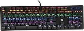 Resim Hp GK100F Mekanik Gaming Oyuncu Klavye Mavi Switch İngilizce Q 