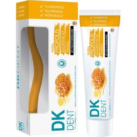 Resim DK Dent Doğal Propolis Florürsüz Diş Macnu 75ml - Diş Fırçası Hediye 