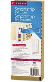 Resim Yıldızan Smartstrip Etiketleri, Dolum Paketi, Uç Sekme Etiketleri, Mürekkep Püskürtmeli Yazıcı (66006) 12165 