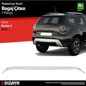 Resim S-Dizayn Dacia Duster Krom Bagaj Çıtası 2018 Üzeri 