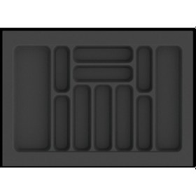 Resim Çekmece İçi Kaşıklık Ve Kepçelik Düzenleyici Antrasit 69x49 Cm 62x40 Cm Kadar Kesilebilir Antrasit 