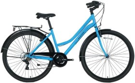 Resim Bisan Bisan Smile Şehir Bisikleti 44 Cm V 28 Jant 7 Vites Açık Mavi Siyah 