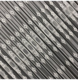 Resim Tül Perde Brillant Öncü Desen Bohrerli Ekru 