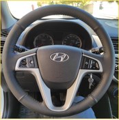 Resim Hyundai Accent Blue Uyumlu Araca Özel Deri Direksiyon Kılıfı 