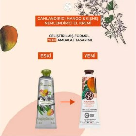 Resim Yves Rocher Vegan Canlandırıcı Mango ve Kişniş Özlü El Kremi 30 ml Tüm Cilt Tipleri İçin Nemlendirici 