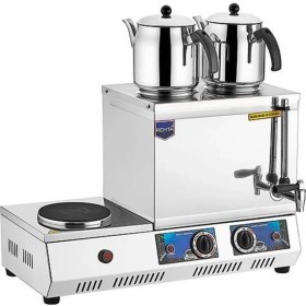 Resim Remta K31 30MODEL Elektrikli 2 Demlikli 23 Lt Çay Ocağı Kazanı Makinesi-DEMLİK DAHİL DEĞİLDİR 