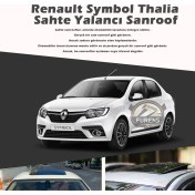 Resim Fruens Symbol Thalia Siyah Yalancı Çakma Sahte Sunroof 