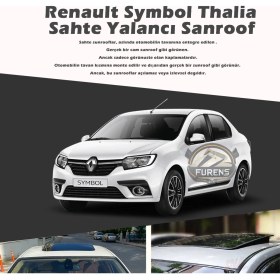 Resim Fruens Symbol Thalia Siyah Yalancı Çakma Sahte Sunroof 