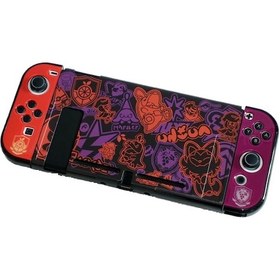 Resim Jzcat Nintendo Switch Bölünmüş Kılıf Oyun Teması Renkli Kılıf Sert Kılıf-a164 