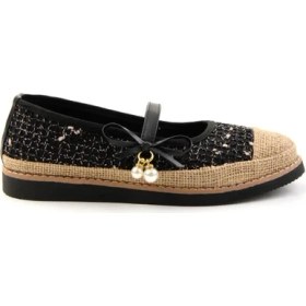 Resim Bambi Siyah Kadın Espadril K01678016022 