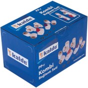 Resim KALDE Kombi 8'li Dirsekli Bağlantı Montaj Seti 