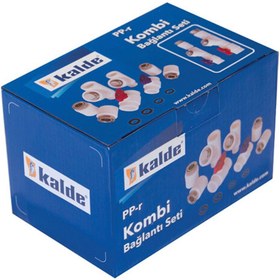 Resim KALDE Kombi 8'li Dirsekli Bağlantı Montaj Seti 