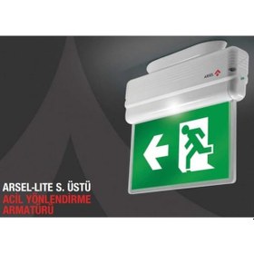 Resim Arsel Dali-Arselite Ae-1221-L-Dali Sıva Üstü Led'Li Acil Çıkış Yö 
