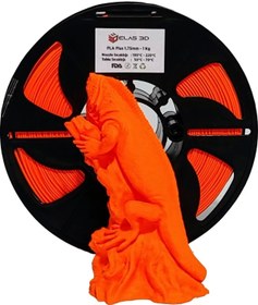 Resim ELAS3D Elas 1.75mm Turuncu Pla Plus Filament 1kg 