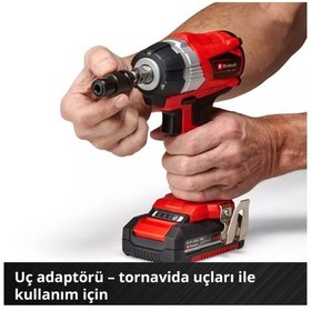 Resim Einhell TP-CW 18 Li Bl Akülü Somun Sıkma Makinesi + 2 X 2.5 Ah Starter Kit Akü 