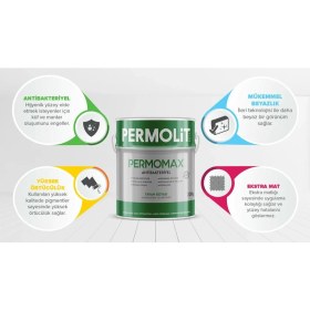 Resim Permolit Permomax Antıbakteriyel Küf Önleyici Tavan Boyası 