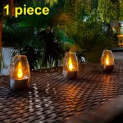Resim Mum LED Çay Işığı, Sıcak Beyaz, Düğünler, Yemek Masası, Şenlikli Günler, Noel ve Cadılar Bayramı İçin Uygun, Solar Açık Hava Mumluk Washington Gece Lambası Otel Balkonu, Avlu Bahçe Arka Plan Süslemesi Koridor Atmosferik Deckasyon 