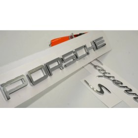 Resim Porsche Cayenne S Bagaj 3M 3D ABS Yazı Logo Amblem Seti 