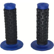 Resim Dashanshop 2 Adet Mavi Motosiklet Elcik 7/8" Anti Kaygan Dirt Bike Universal Racing Tutacak 