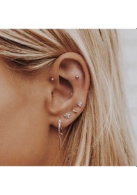 Resim Cerrahi Çelik Top Piercing Tragus Helix Lob Conch Kııkırdak 6 Mm Gold Renk Gold 