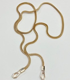 Resim Çanta Zinciri Uçları Klipsli 120 Cm Hasır Modeli Gold Gold Çok Renkli 