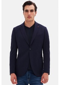Resim Twn Slim Fit Lacivert Düz Kumaş Ceket 4ec04e301464m Lacivert 