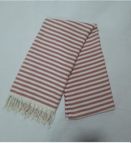 Resim Bambu Peştemal Kırmızı Çizgili 