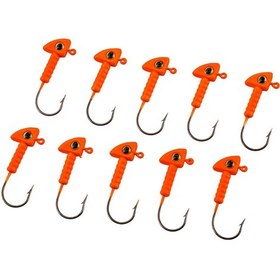 Resim Jighead - Zoka - Kurşunlu Olta İğnesi - Xh-a 06 - Turuncu - 6 Gr - 10 Adet 